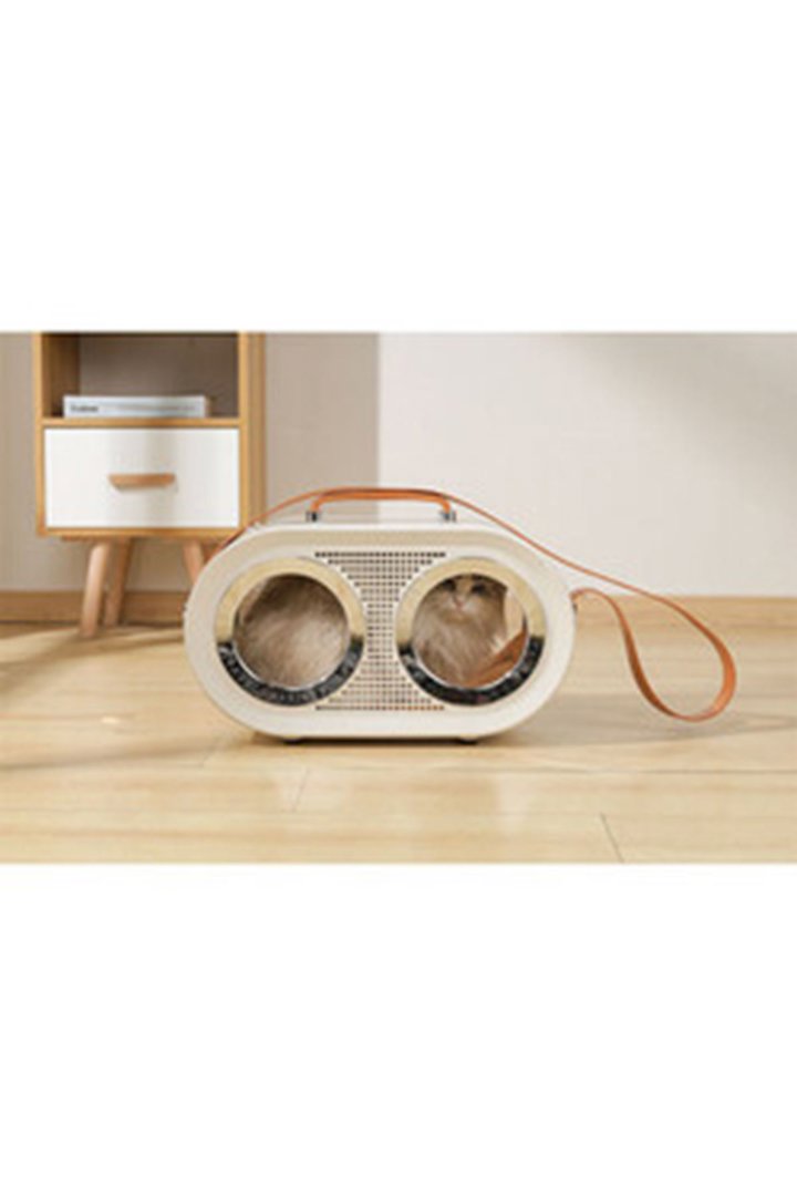 M-Pets Köpek Taşıma Çantası Radio Beyaz 50*23*31Cm görsel 2