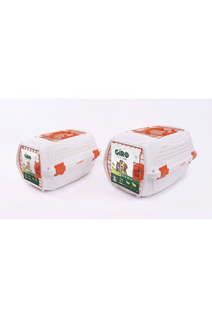 M-Pets Eco Giro Taşıma Çantası Beyaz/Turuncu (S) görsel 2