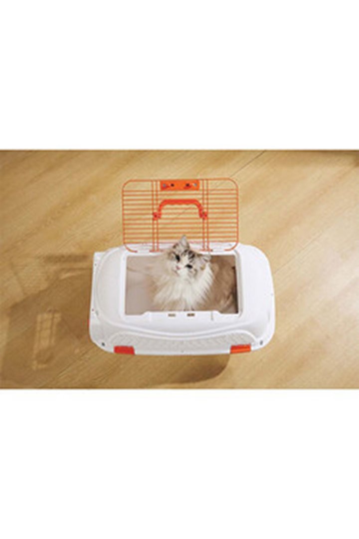 M-Pets Eco Giro Taşıma Çantası Beyaz/Turuncu (S) görsel 3