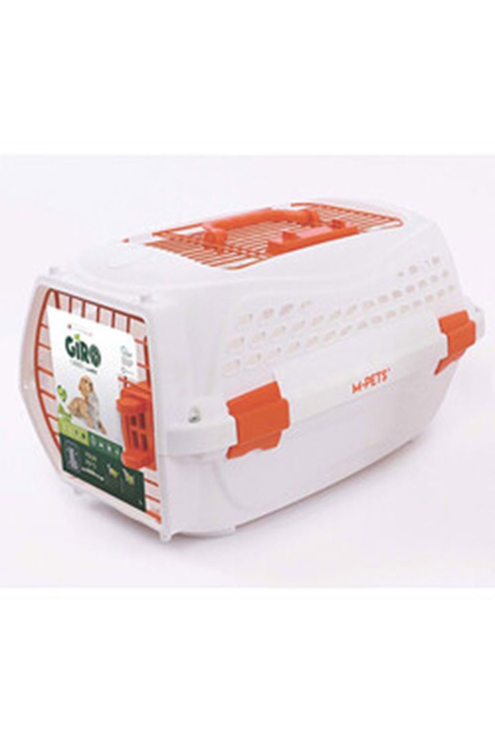 M-Pets Eco Giro Taşıma Çantası Beyaz/Turuncu (S) görsel 4