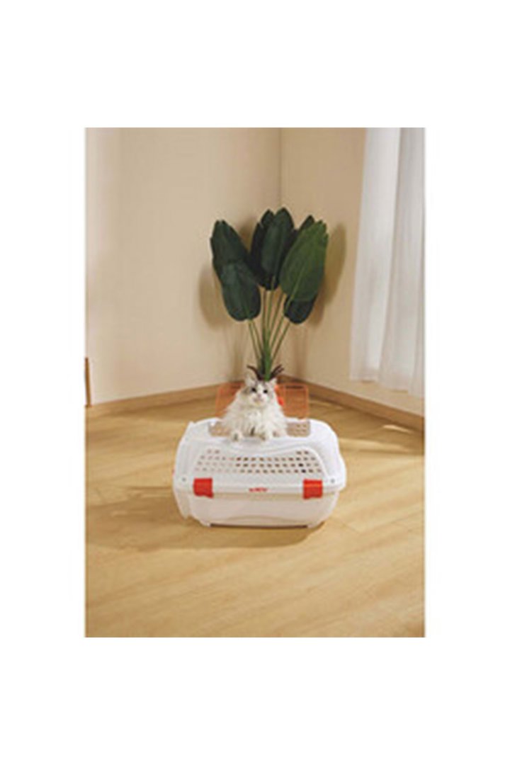 M-Pets Eco Giro Taşıma Çantası Beyaz/Turuncu (M) görsel 5