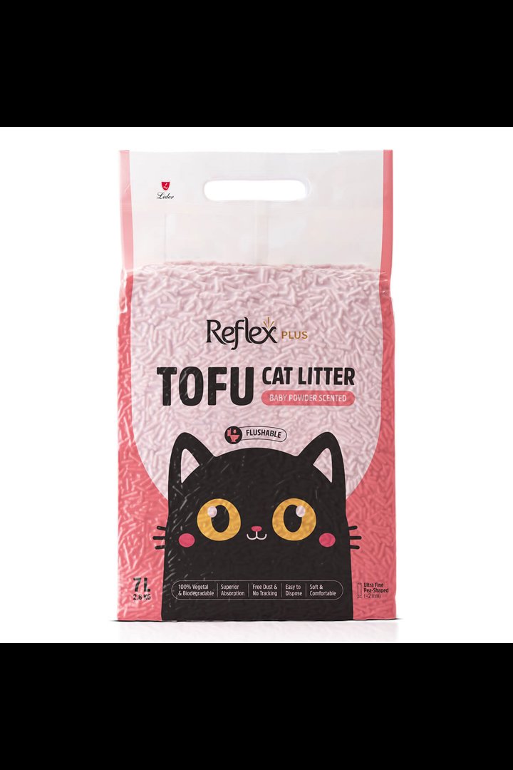 Reflex Plus Bebek Pudrası Kokulu Kedi Kumu 7 L