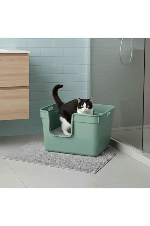Tanos Kedi Tuvaleti Yeşil 545*400*325 Mm görsel 3