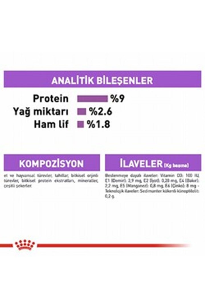 Royal Canin Kısır Kedi Yaş Maması Gravy 85 G görsel 6