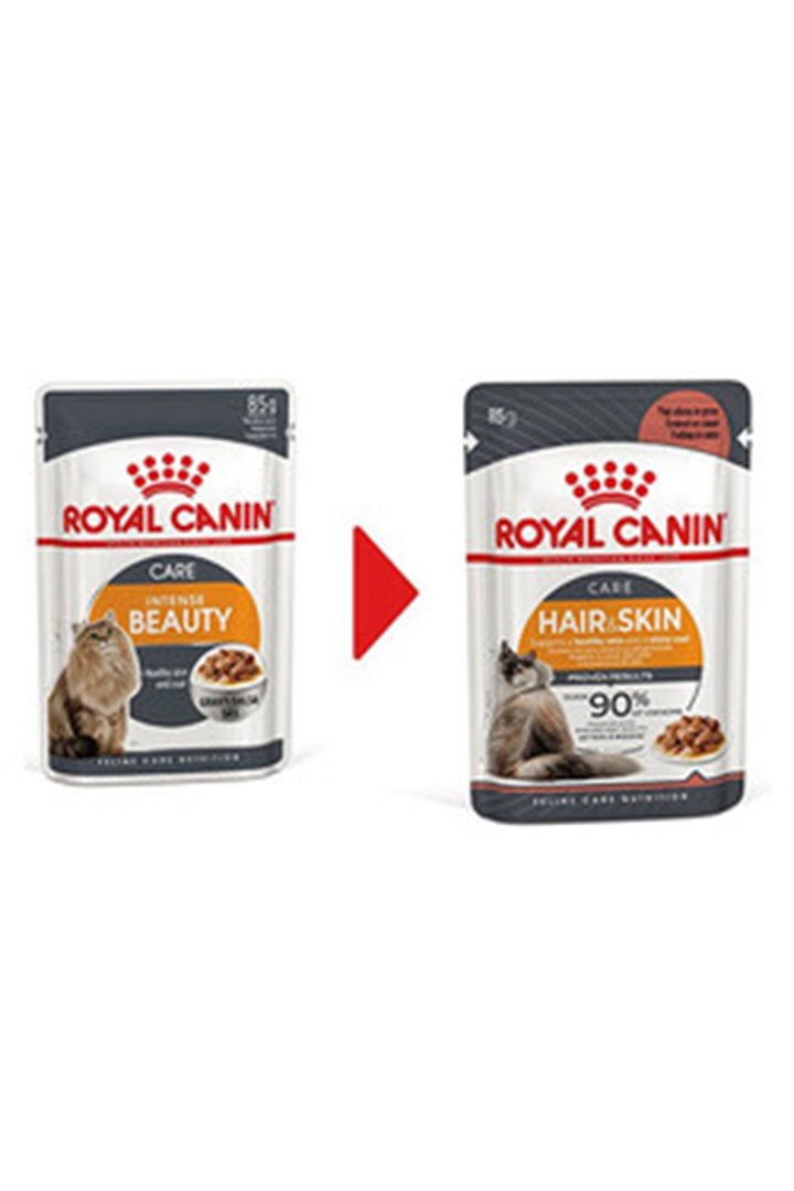 Royal Canin Kedi Yaş Maması Hair Skin 85 G görsel 5