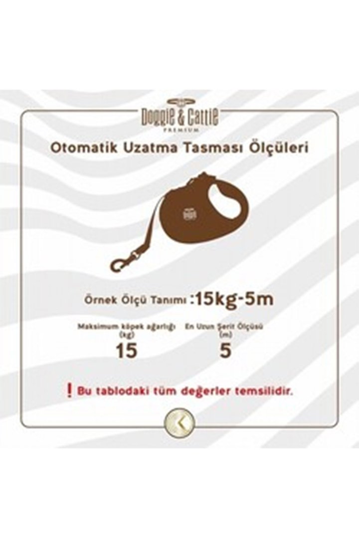 Doggie Köpek Tasması Otomatik Uzatma Mavi 15Kg/5M görsel 4