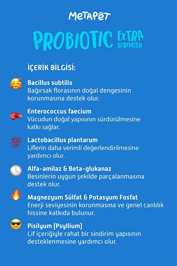 Metapet Kedilere Özel Probiyotik Damla 50 Ml görsel 3