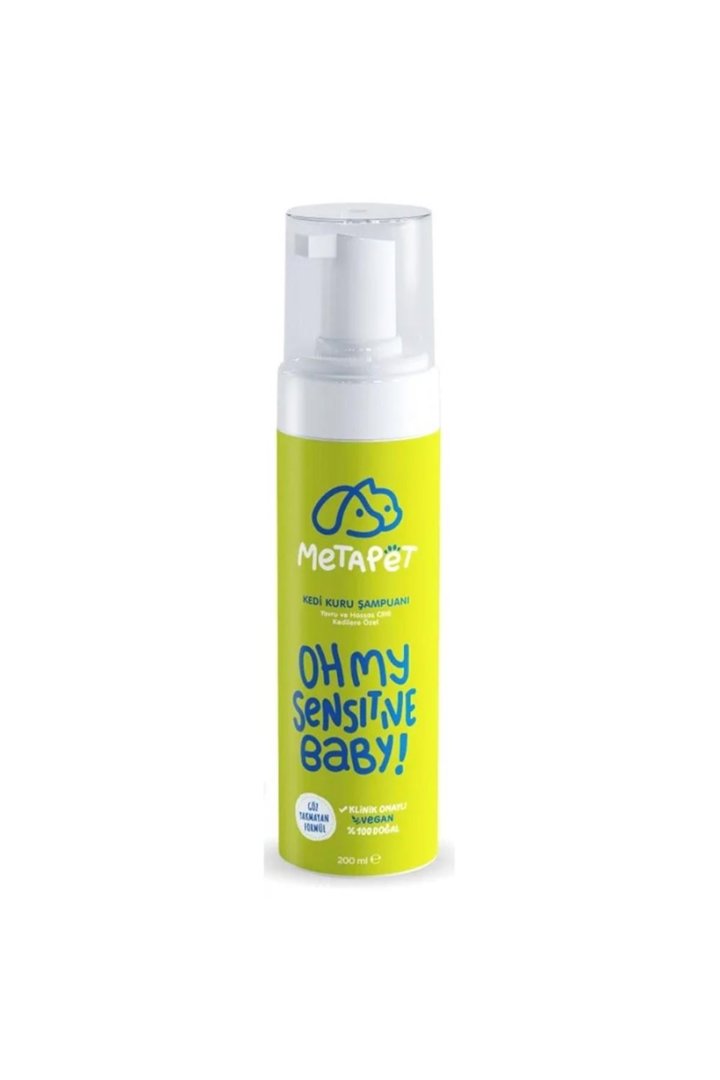 Metapet Kedi Şampuanı Yavru ve Hassas Kedi 200 Ml