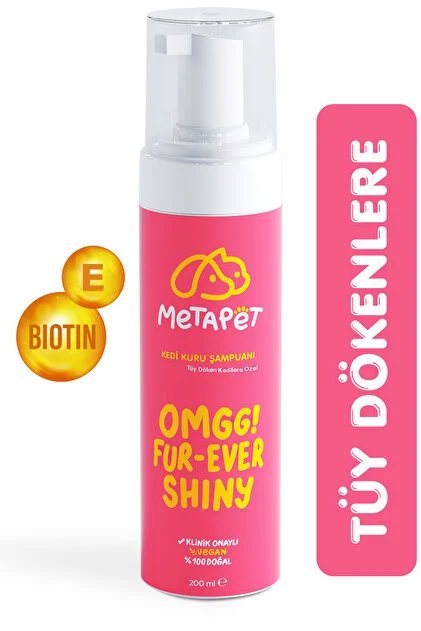 Metapet Kedi Şampuanı Argan Yağı 200 Ml