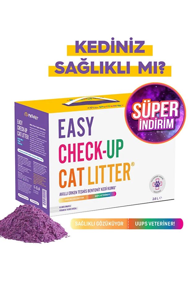 Metapet Kedi Kumu Renk Değiştiren 2.6 Lt