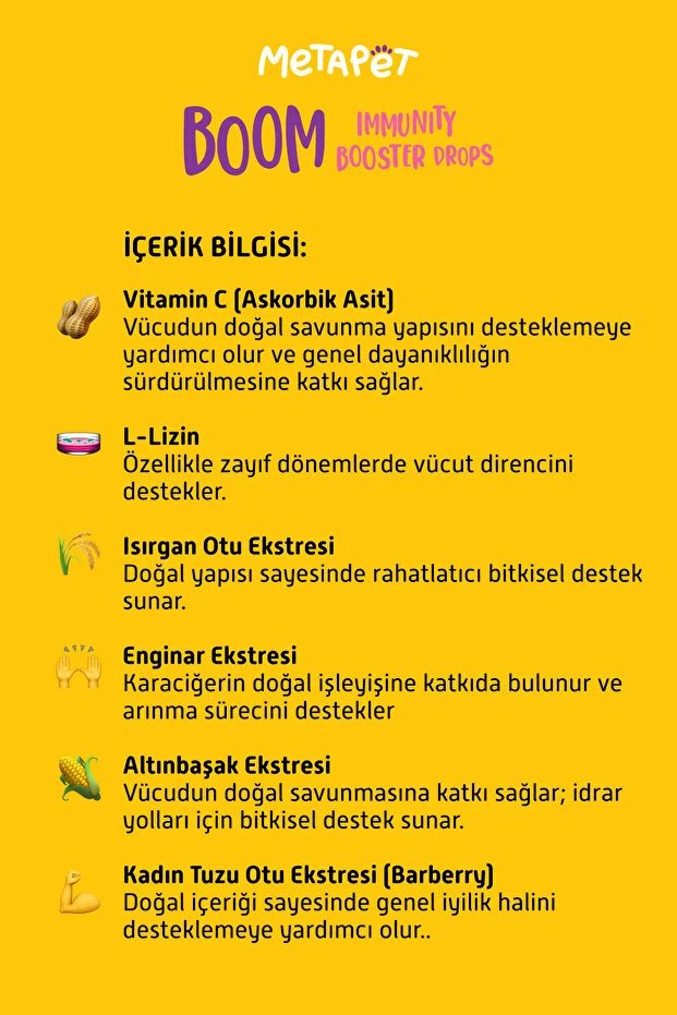 Metapet Kedi İçin Bağışıklık Güçlendirici 50 Ml görsel 2