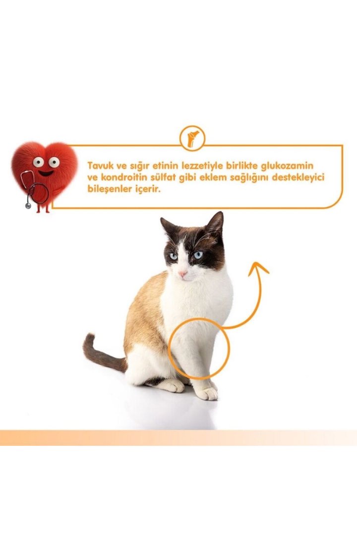Wanpy Kedi Krema Sığır Etli,Tavuk Eklem Dest.5*14G görsel 3