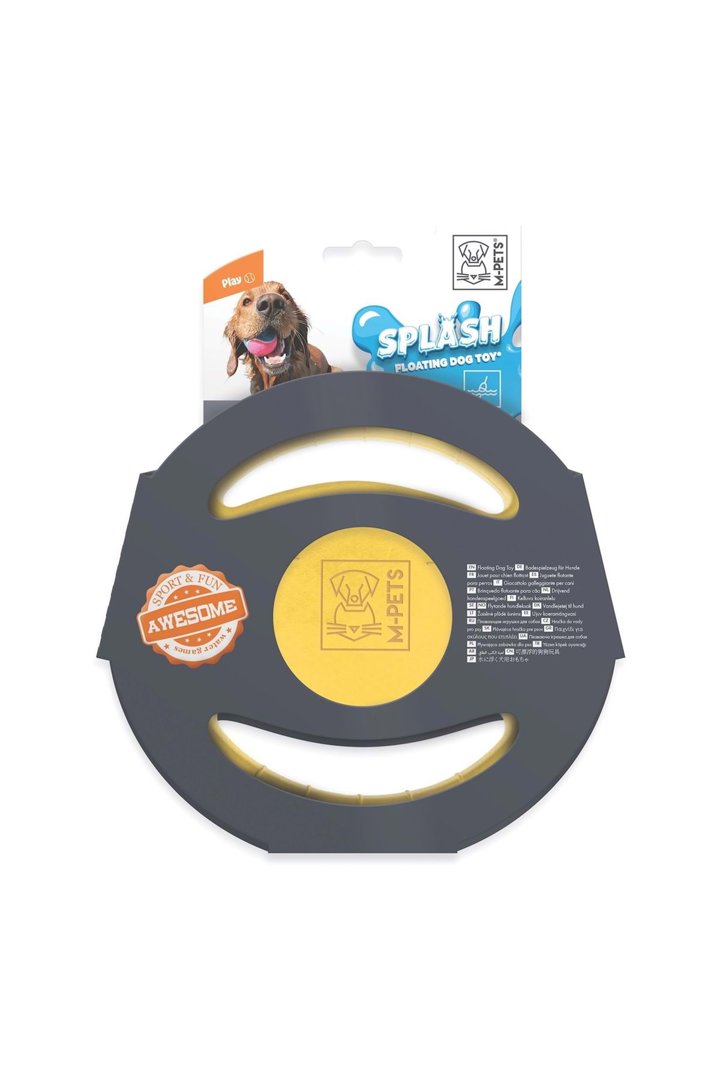 M-Pets Köpek Oyuncağı Suda Yüzen Frizbi 23*23*3 Cm görsel 4