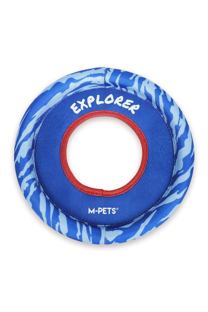 M-Pets Köpek Oyuncağı Sprintpuff Frisbee Mavi 24Cm görsel 2