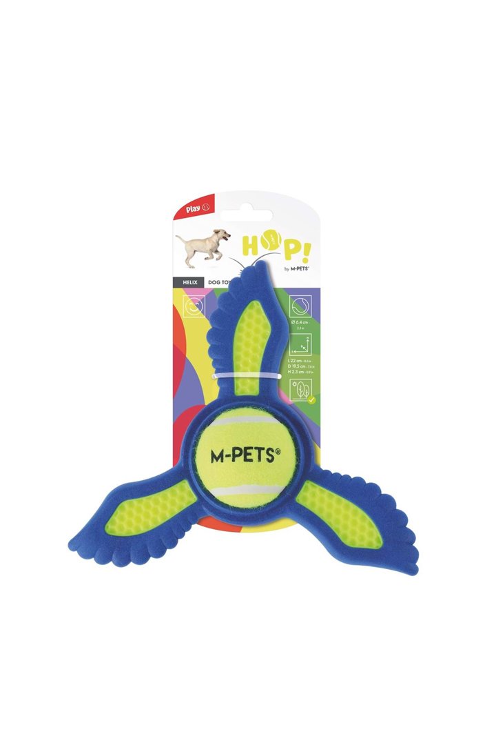 M-Pets Köpek Oyuncağı Hop Helix Frizbi görsel 2