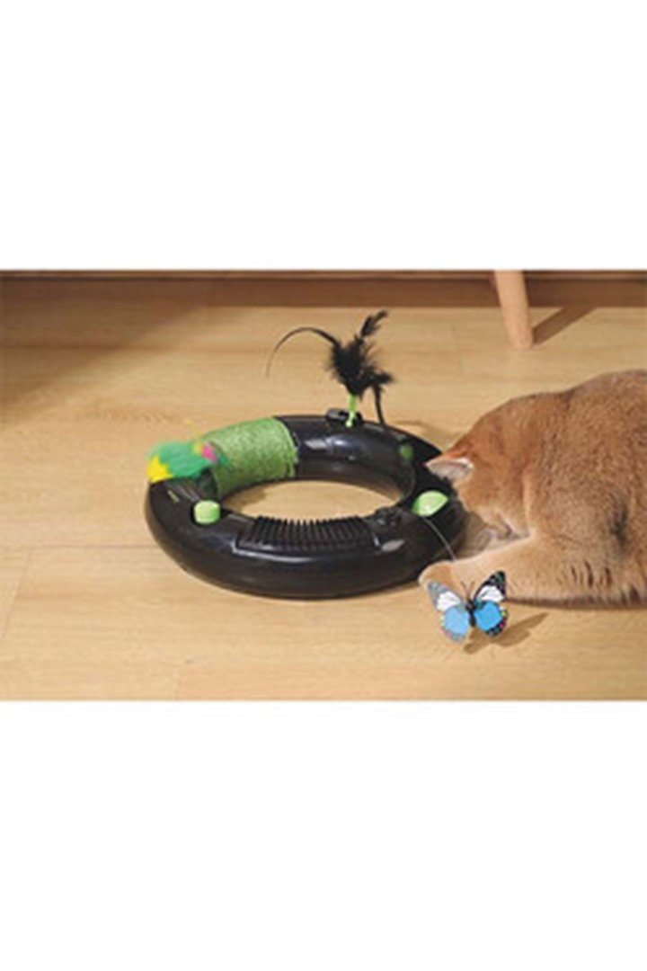 M-Pets Kedi Oyuncağı Halo Eco Siyah 30*30*5.5 Cm görsel 3