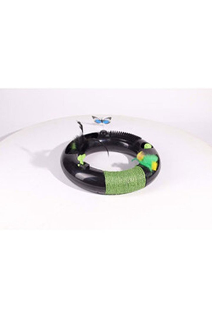M-Pets Kedi Oyuncağı Halo Eco Siyah 30*30*5.5 Cm görsel 5