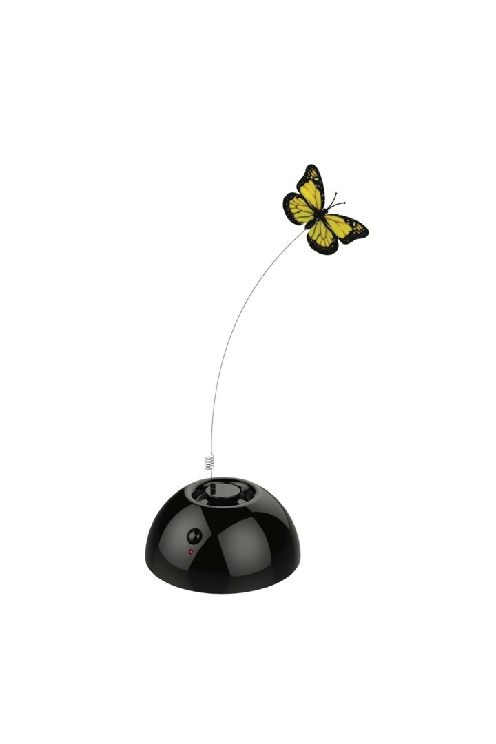 M-Pets Kedi Oyuncağı Dancing Butterfly Siyah görsel 2