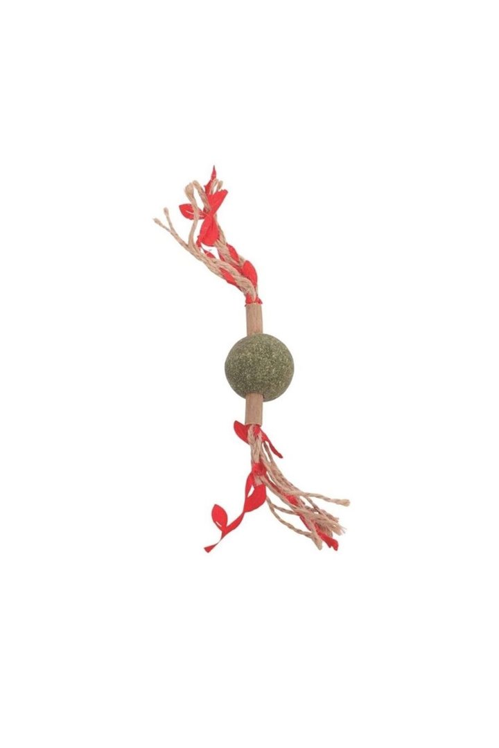M-Pets Kedi Oyuncağı Charmy Brancy Catnipli Red görsel 2