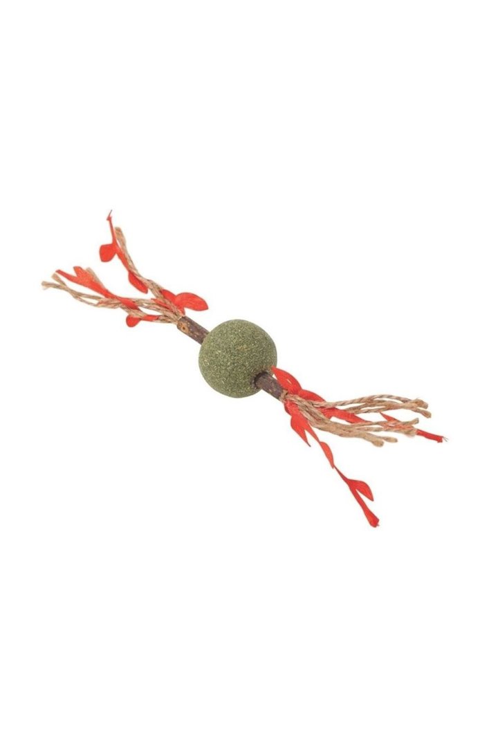 M-Pets Kedi Oyuncağı Charmy Brancy Catnipli Red görsel 3