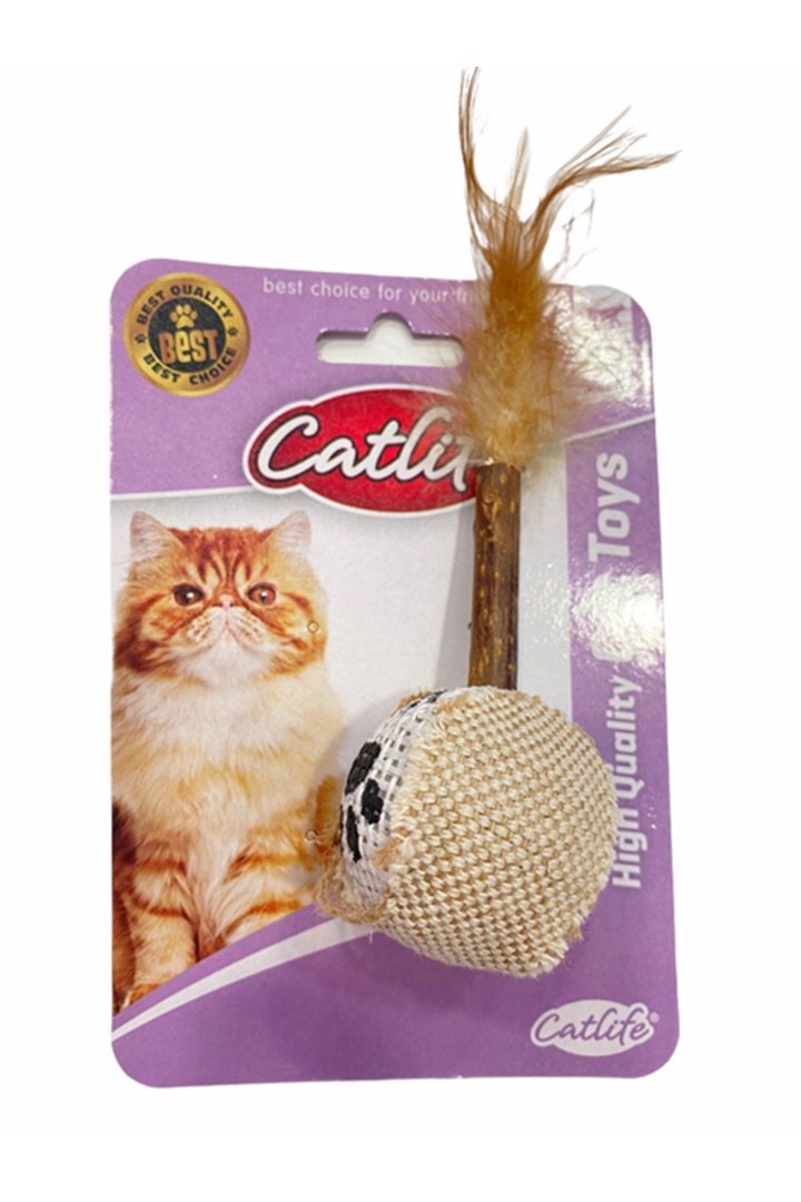 Catlife Kedi Oyuncağı Tüylü Hacıyatmaz görsel 2