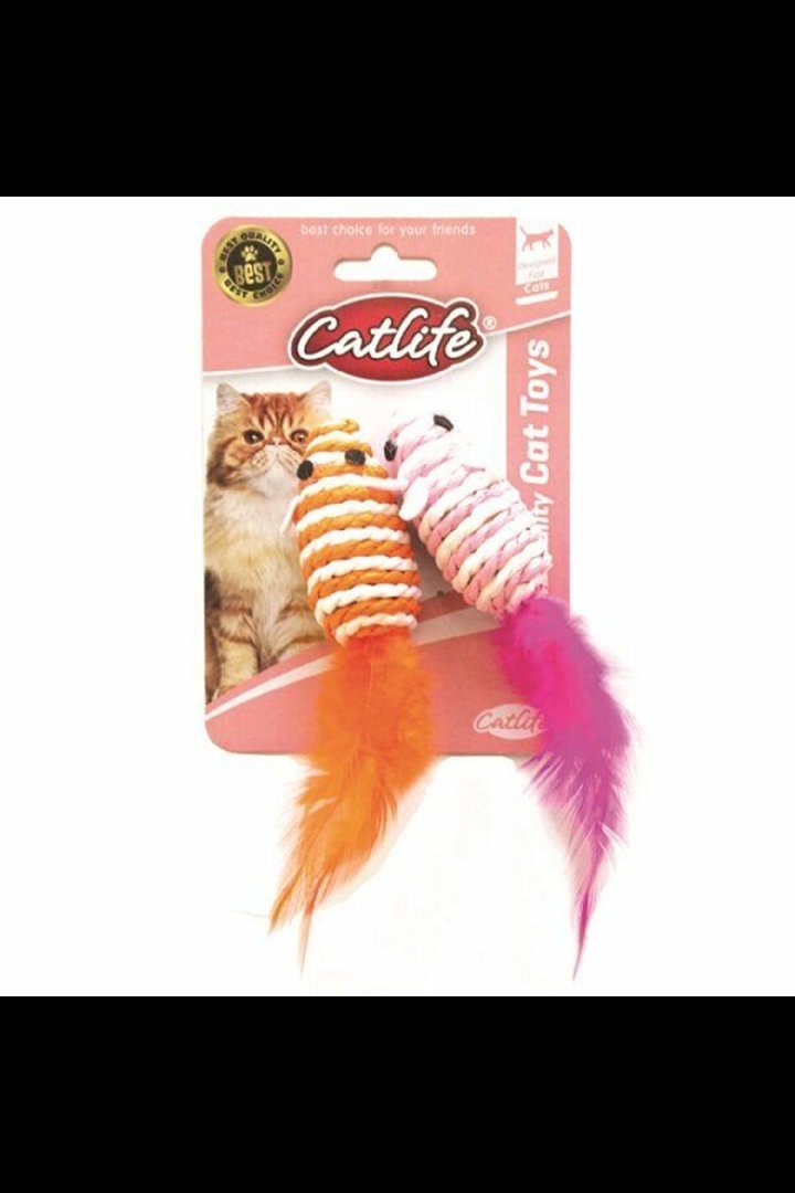 Catlife Kedi Oyuncağı Fare Karışık Renkli 14 Cm