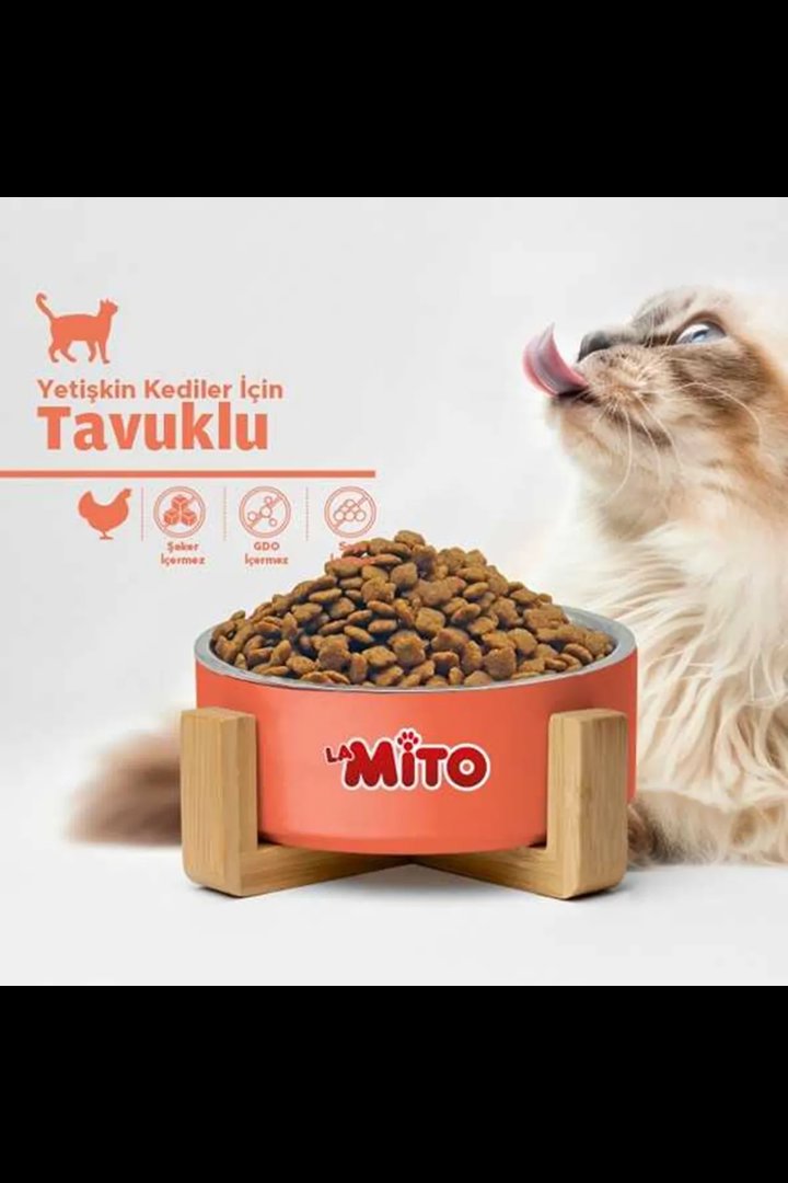 Mito Yetişkin Kedi Maması Tavuklu 1 Kg görsel 2