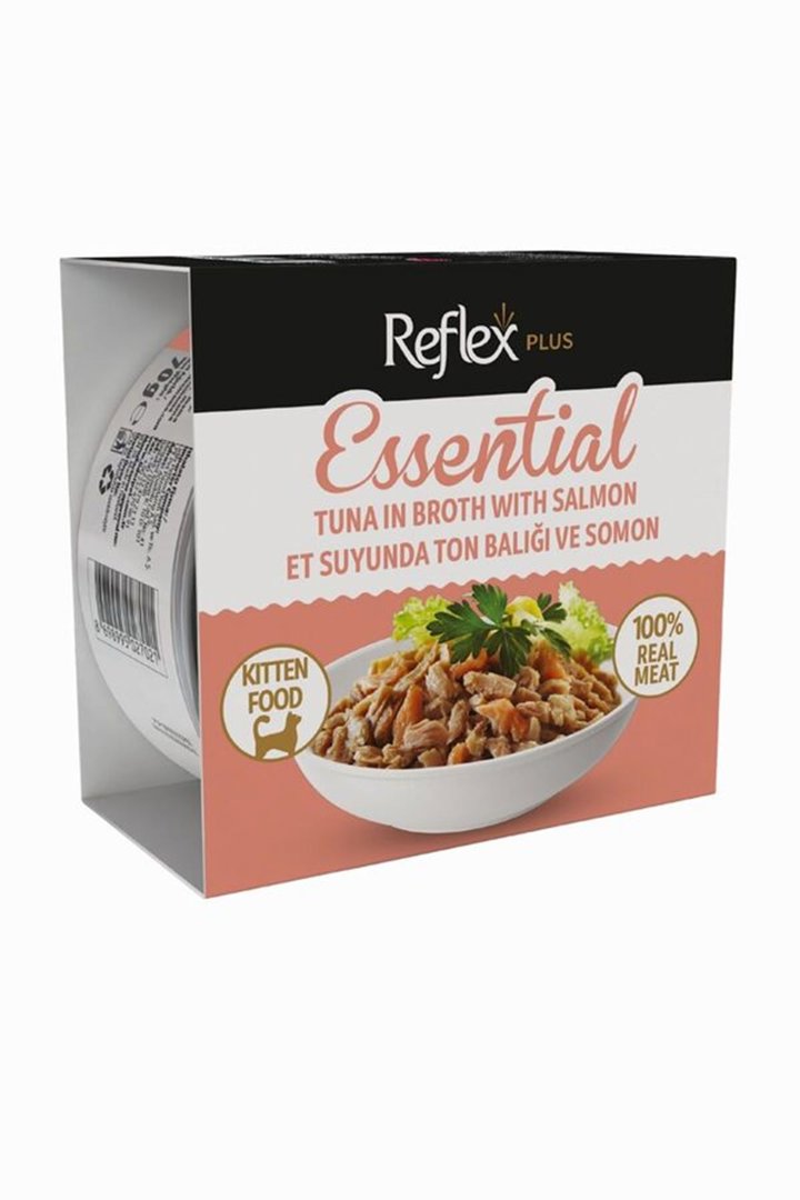 ReflexPlus Yavru Kedi Yaş Mama Ton Balık,Somon 70G görsel 3