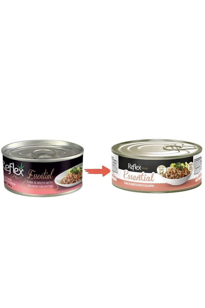 ReflexPlus Yavru Kedi Yaş Mama Ton Balık,Somon 70G görsel 4