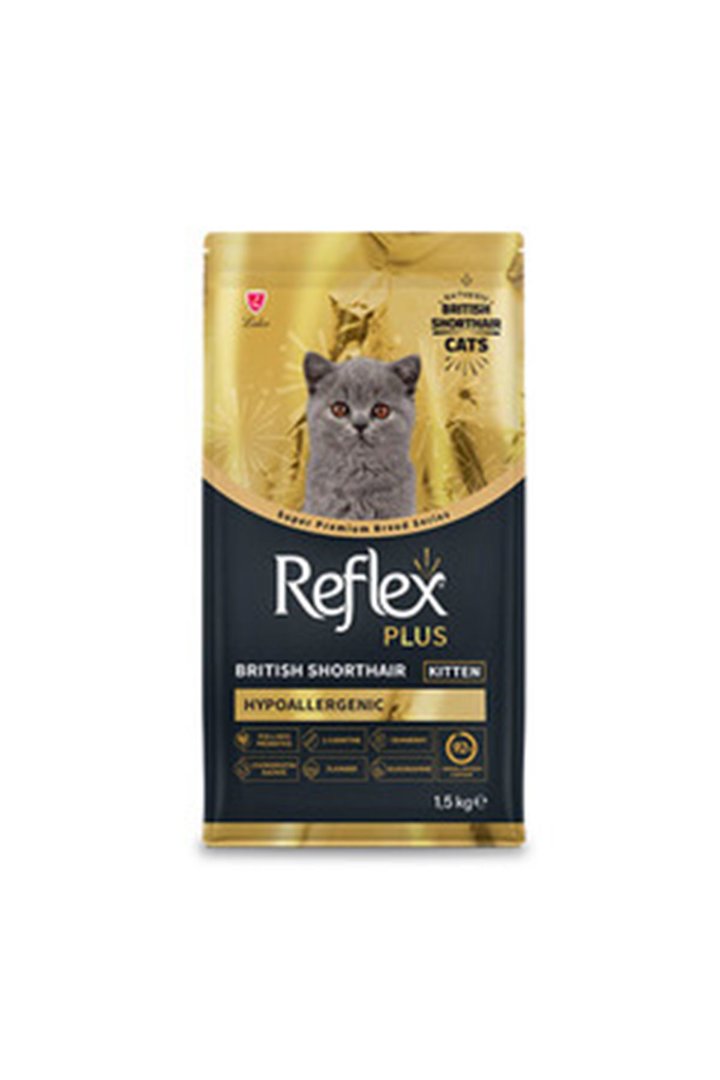 Reflex Plus Yavru Kedi Mama British Shorthair1.5Kg görsel 2