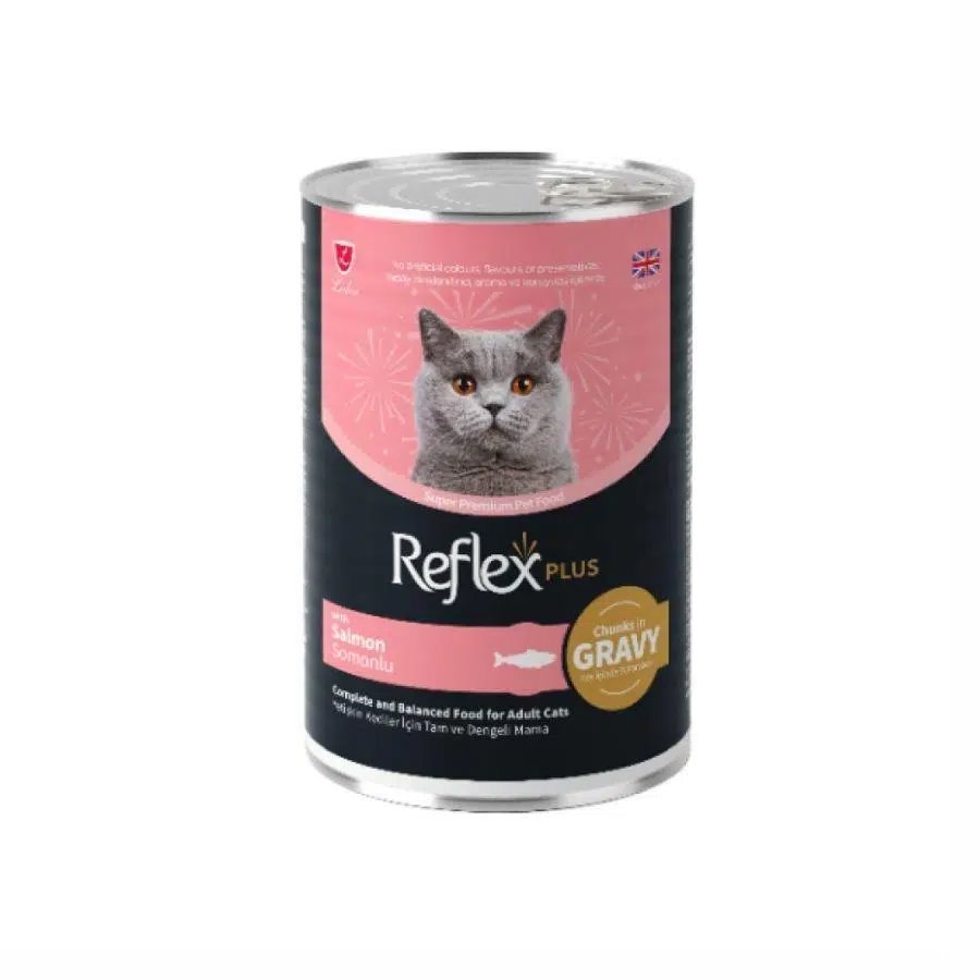 Reflex Plus Kedi Yaş Maması Somonlu 400 G