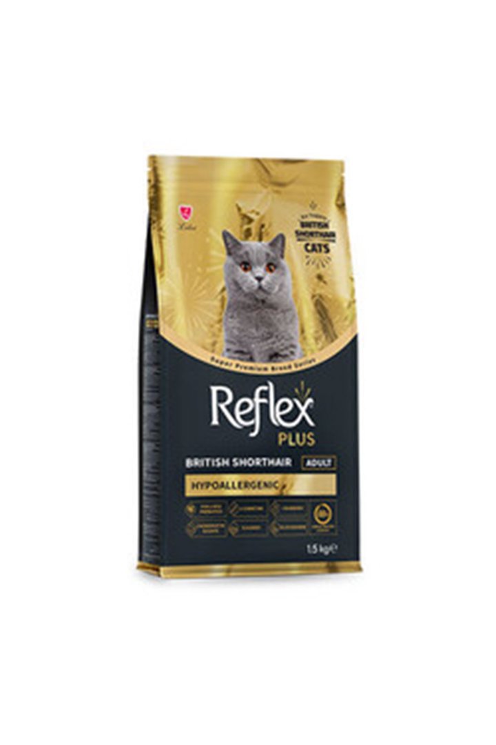 Reflex Plus Kedi Maması British Shorthair 1.5 Kg görsel 2