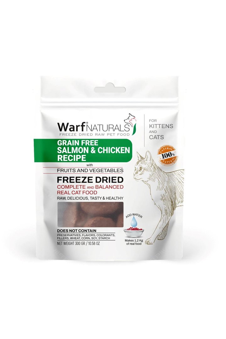 Warf Kedi Maması Somonlu Ve Tavuk Etli 300 G