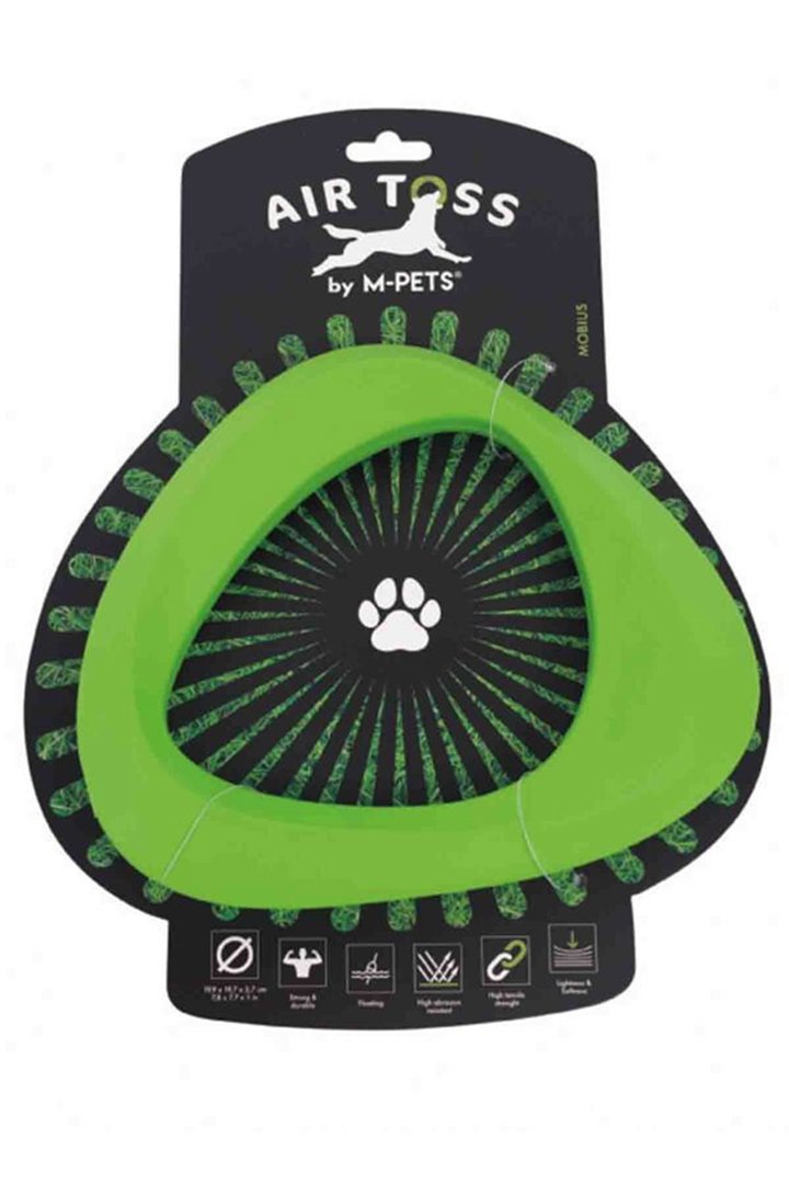 M-Pets Köpek Oyuncağı Air Toss Mobius Yeşil