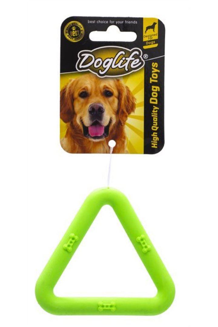 Doglife Köpek Oyuncağı Kauçuk Trıangle 8 Cm görsel 3