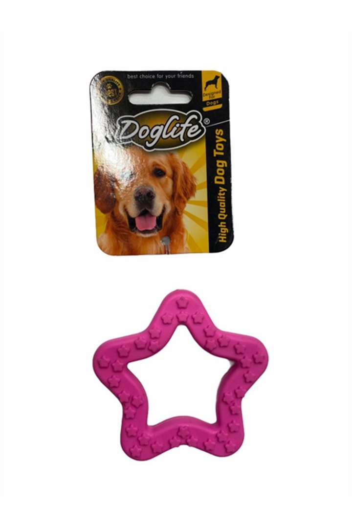 Doglife Köpek Oyuncağı Kauçuk Star Oyuncak görsel 3