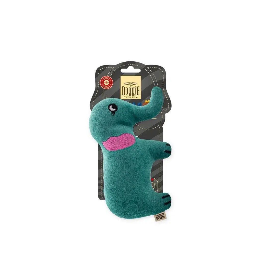 Doggie Köpek Oyuncağı Peluş Fil 15 Cm görsel 3