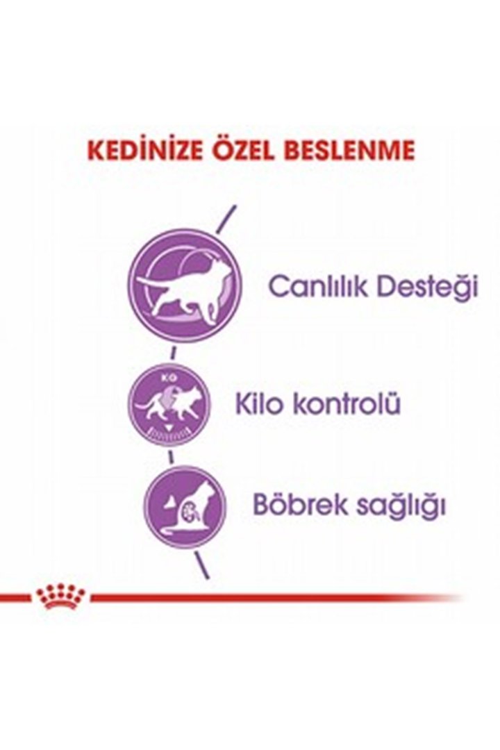Royal Canin Kısır Kedi Maması 7+ Yaş 3.5 Kg görsel 6