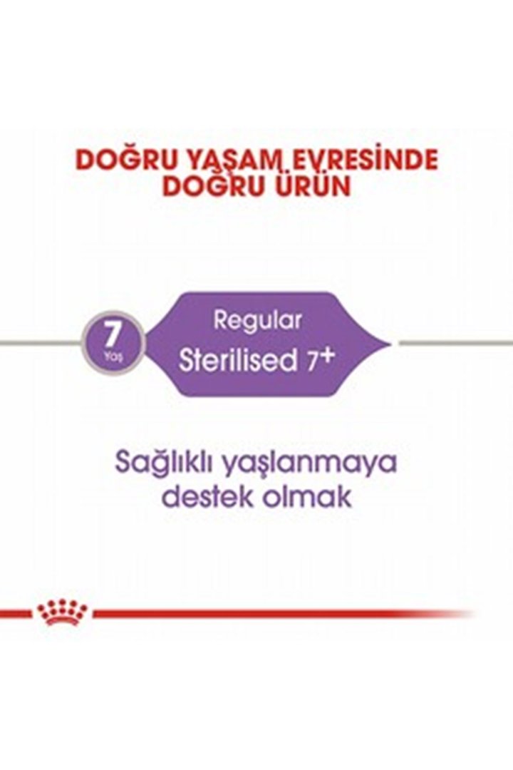 Royal Canin Kısır Kedi Maması 7+ Yaş 3.5 Kg görsel 7