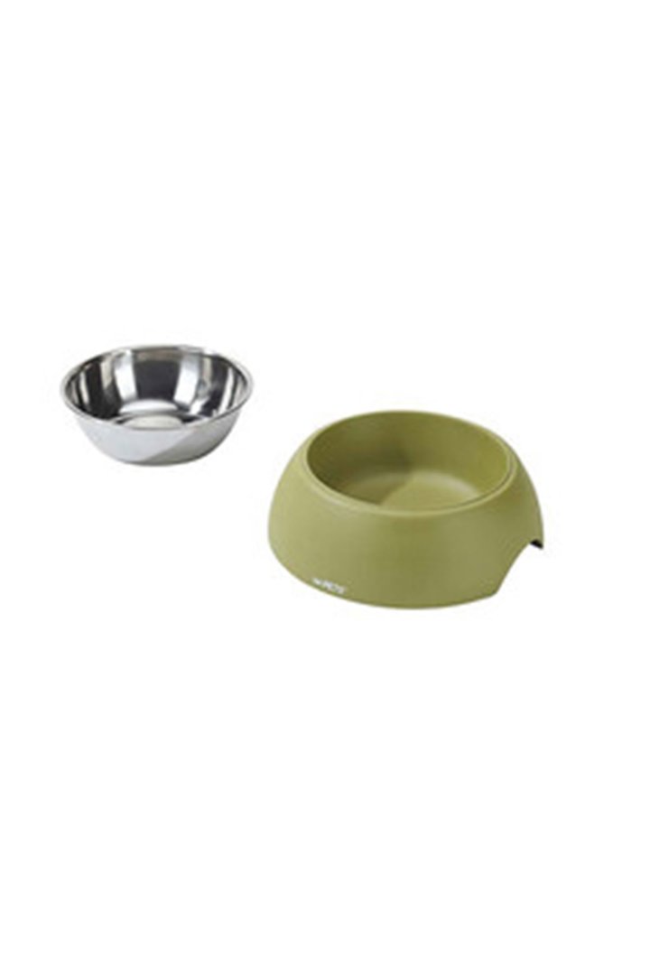 M-Pets Mama ve Su Kabı Eco Bamboo Yeşil 600 Ml görsel 5