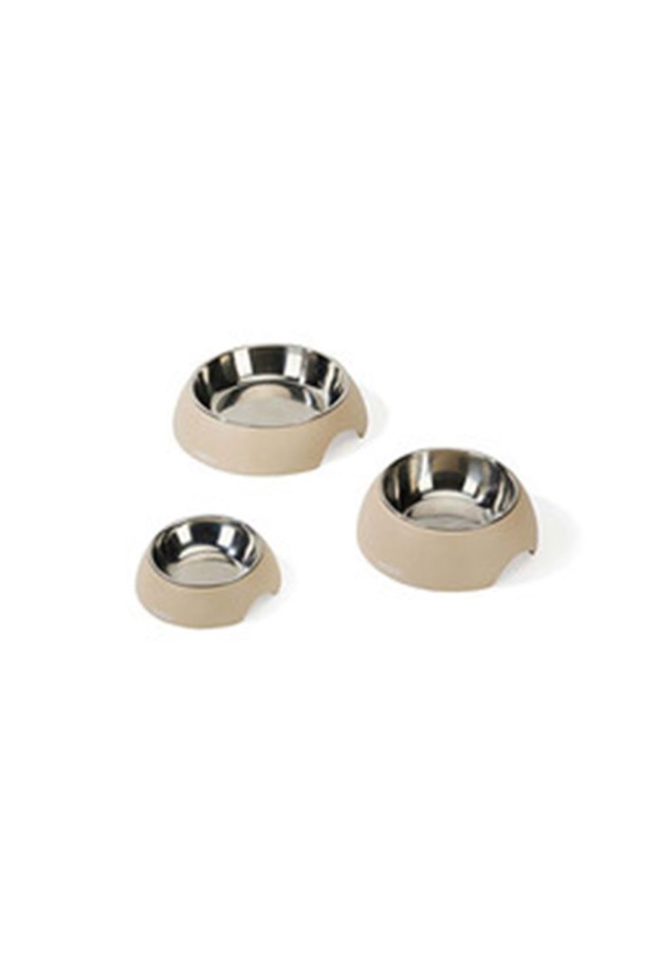M-Pets Mama ve Su Kabı Bej Eco Bamboo 600 Ml görsel 3