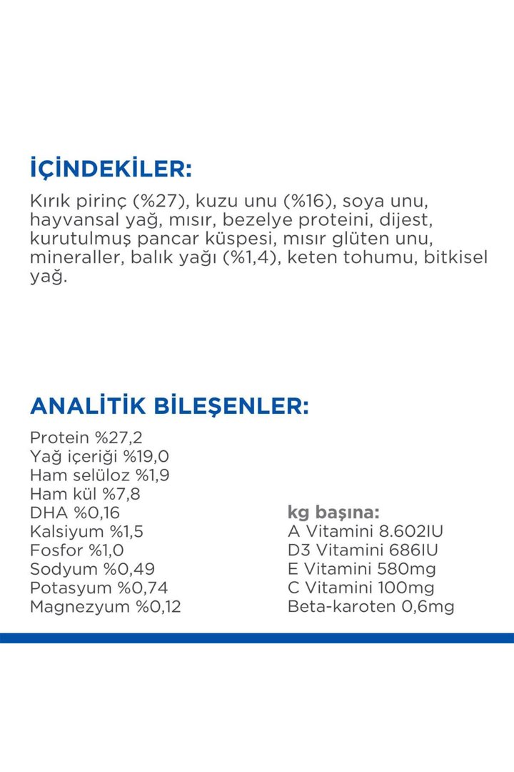 Hill's YavruKöpek Maması OrtaIrkKuzuvePirinç 2,5Kg görsel 4