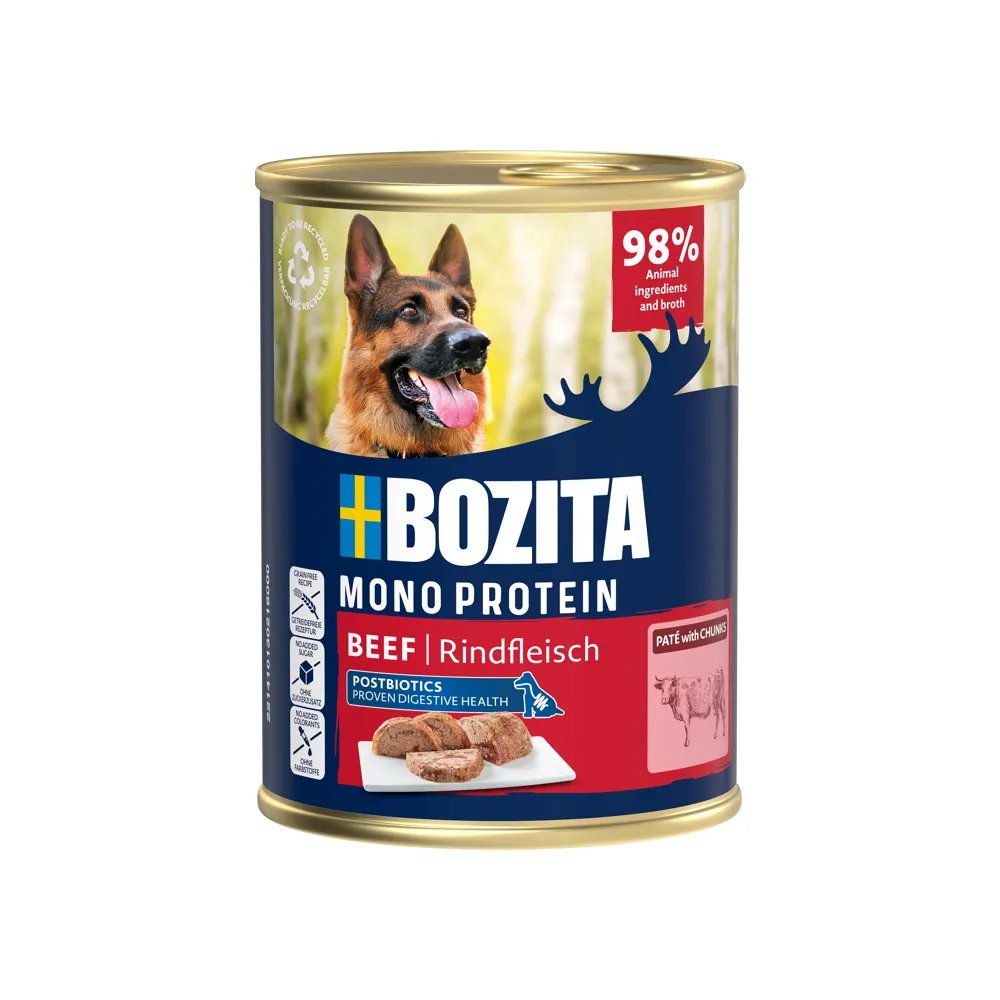 Bozita Köpek Yaş Maması Sığır Etli Ezme 400 G