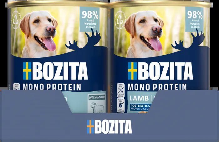 Bozita Köpek Yaş Maması Kuzu Etli Ezme 400 G görsel 2