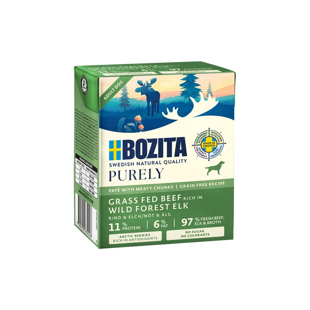 Bozita Köpek Yaş Maması Geyik Etli Ezme 370 G