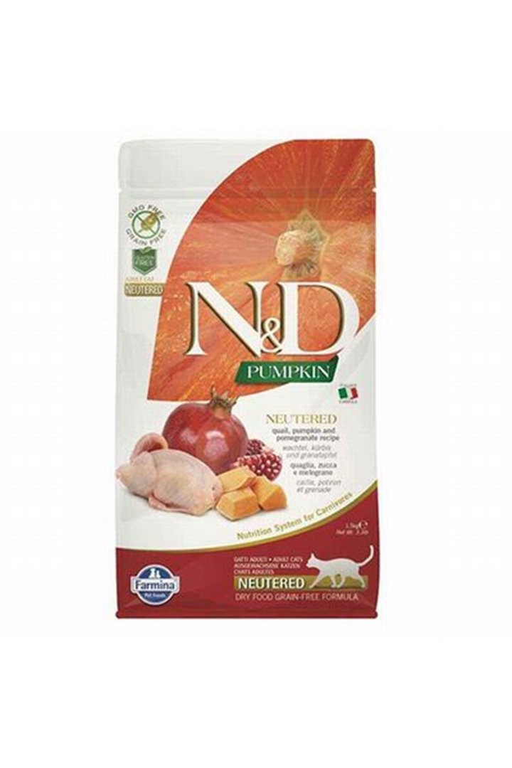 N&D Kısır Kedi Maması Bıldırcınlı 1.5Kg