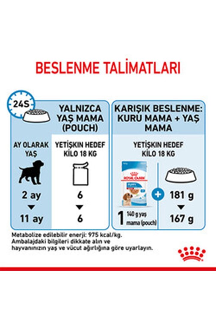 Royal Canin Yavru Köpek Yaş Maması Orta Irk 140 G görsel 5