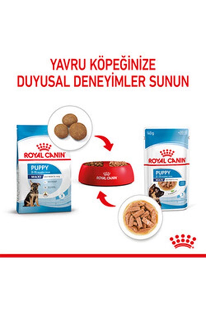 Royal Canin Yavru Köpek Yaş Maması Maxi 140 G görsel 7
