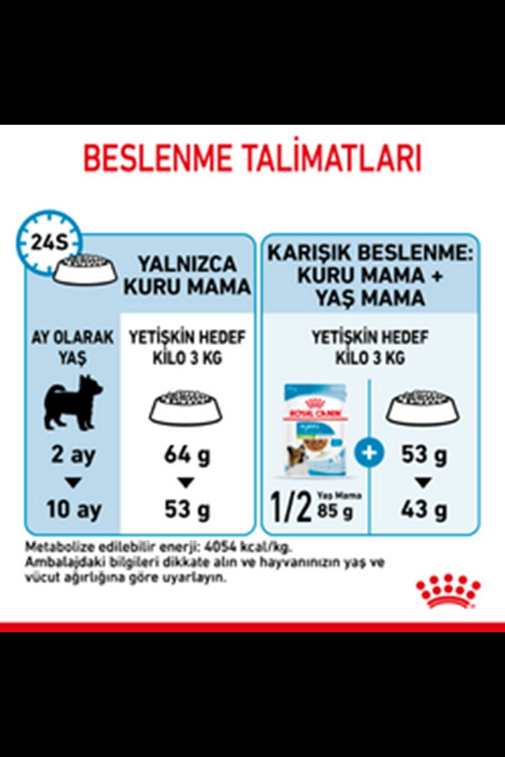 Royal Canin Yavru Köpek Maması Xsmall 3 Kg görsel 8