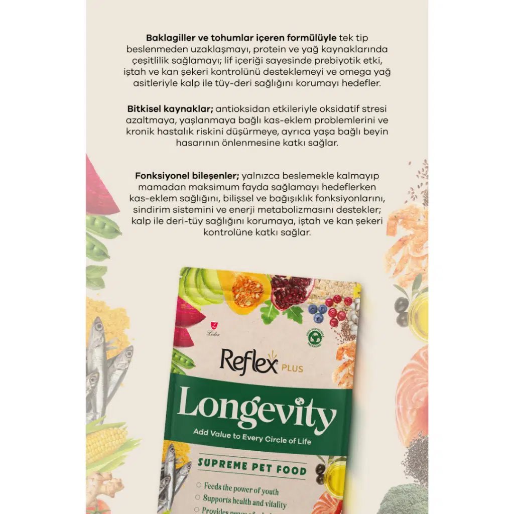 Longevity Kedi Maması 1.1 Kg görsel 5